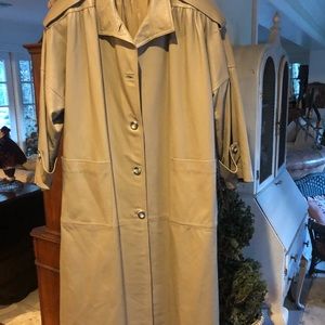 Italian Leather Coat - XL - Excellent condition!